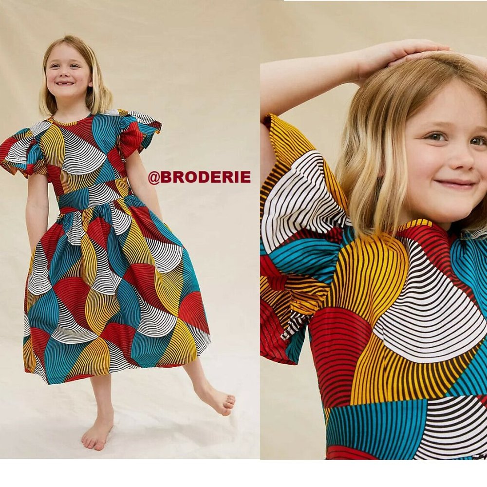 Anthropologie SIKA Geometric Kids Dress